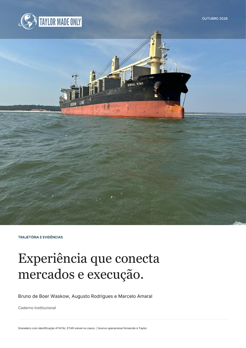 Capa do caderno Taylor: Trajetória e evidências