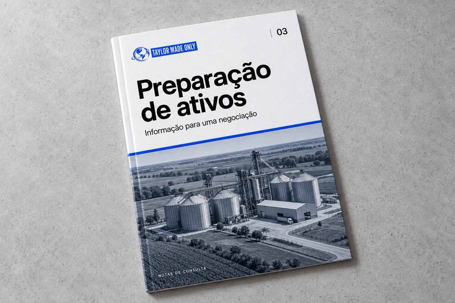 Capa da nota Preparação de ativos
